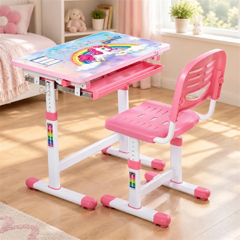 میزتحریرکودک صفحه تاشو اسب تک شاخ  N901